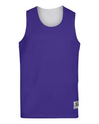 Augusta Sportswear Youth Reversible Wicking Tank Top - Purple/ White