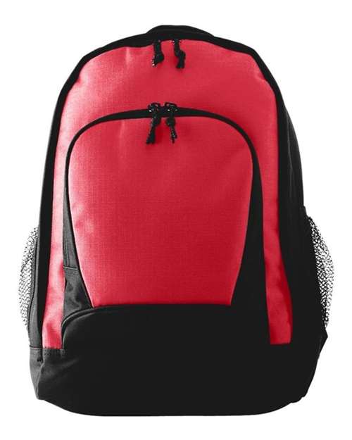 Augusta Sportswear Ripstop Backpack - Red/ Black