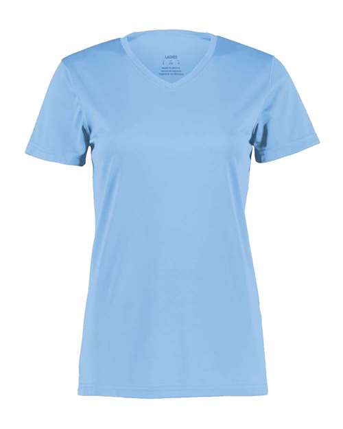 Augusta Sportswear Women's Nexgen Performance V-Neck T-Shirt (Part 1 of 2) - Columbia Blue
