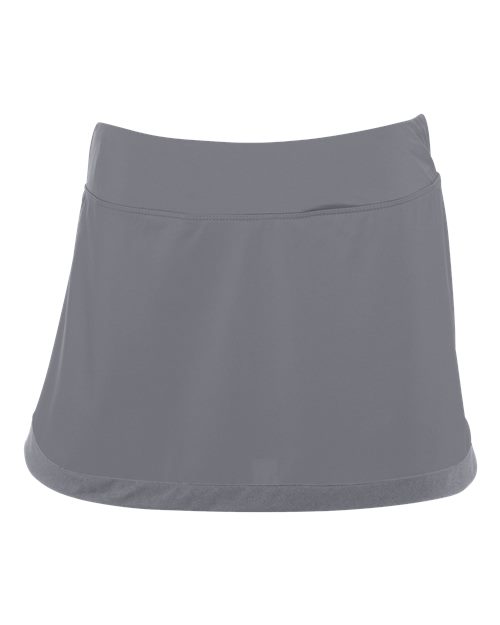 Augusta Sportswear Women's Action Color Block Skort - Graphite/ Graphite