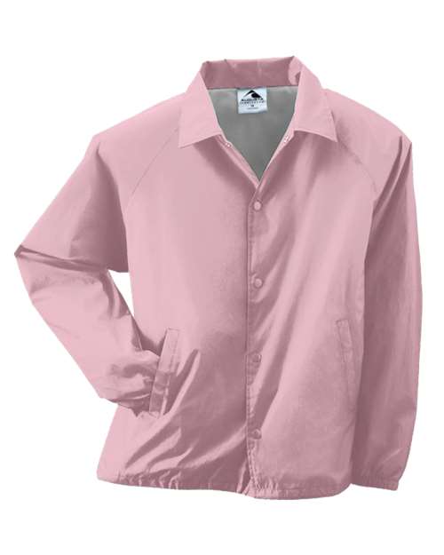 Augusta Sportswear Men's Coach's Jacket (Part 1 of 2) - Light Pink