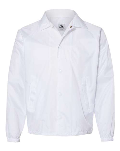 Augusta Sportswear Men's Coach's Jacket (Part 2 of 2) - White