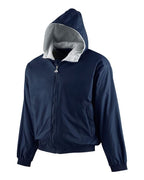 Augusta Sportswear Youth Hooded Taffeta Jacket - Navy