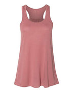 BELLA + CANVAS Women's Flowy Racerback Tank - Mauve