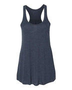 BELLA + CANVAS Women's Flowy Racerback Tank - Heather Navy