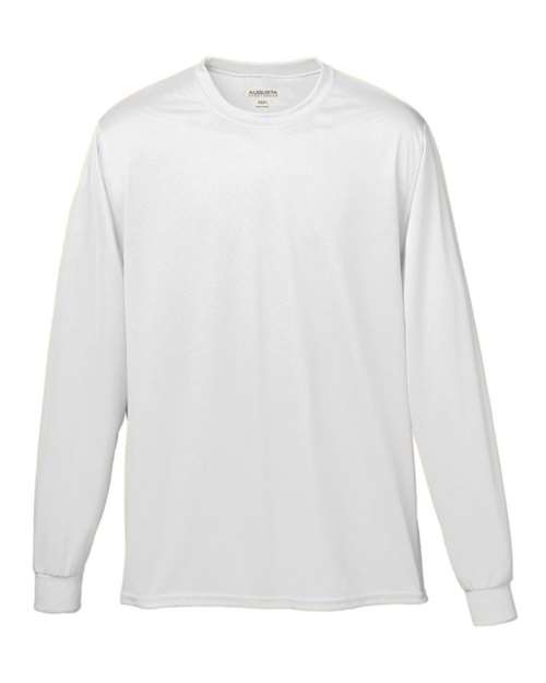 Augusta Sportswear Youth Nexgen Performance Long Sleeve T-Shirt - White