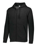 Augusta Sportswear Men's 60/40 Fleece Full-Zip Hooded Sweatshirt - Black