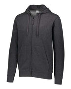 Augusta Sportswear Men's 60/40 Fleece Full-Zip Hooded Sweatshirt - Carbon Heather