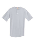 Augusta Sportswear Men's Two-Button Baseball Jersey - Ash