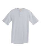 Augusta Sportswear Men's Two-Button Baseball Jersey - Ash