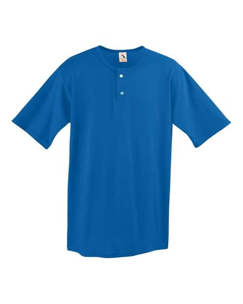 Augusta Sportswear Men's Two-Button Baseball Jersey - Royal
