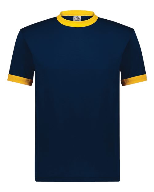 Augusta Sportswear Youth Ringer T-Shirt - Navy/ Gold