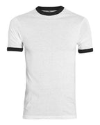 Augusta Sportswear Youth Ringer T-Shirt - White/ Black