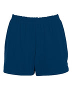 Augusta Sportswear Women's Trim Fit Jersey Shorts - Navy