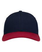 Augusta Sportswear Athletic Mesh Cap - Navy/ Red