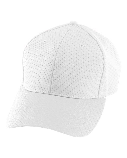 Augusta Sportswear Youth Athletic Mesh Cap - White
