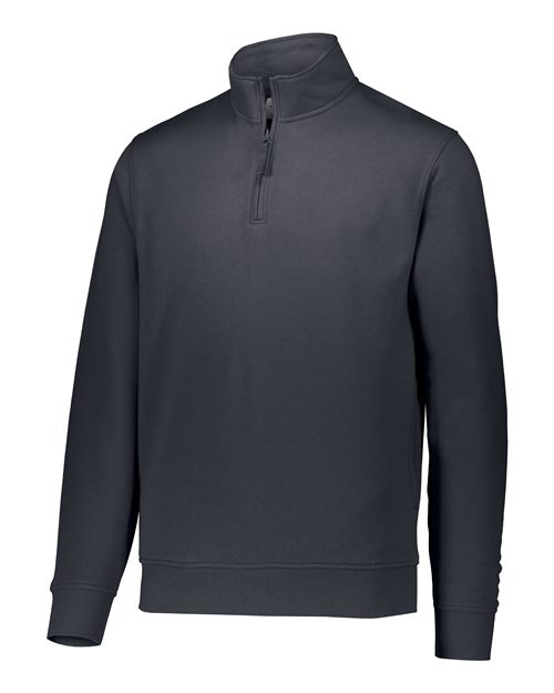 Augusta Sportswear Men's 60/40 Quarter-Zip Pullover - Carbon Heather
