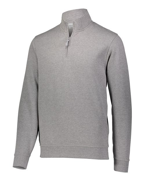 Augusta Sportswear Men's 60/40 Quarter-Zip Pullover - Charcoal Heather