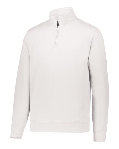 Augusta Sportswear Men's 60/40 Quarter-Zip Pullover - White