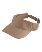 Augusta Sportswear Sport Twill Visor - Khaki