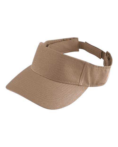 Augusta Sportswear Sport Twill Visor - Khaki