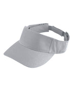 Augusta Sportswear Sport Twill Visor - Silver Grey