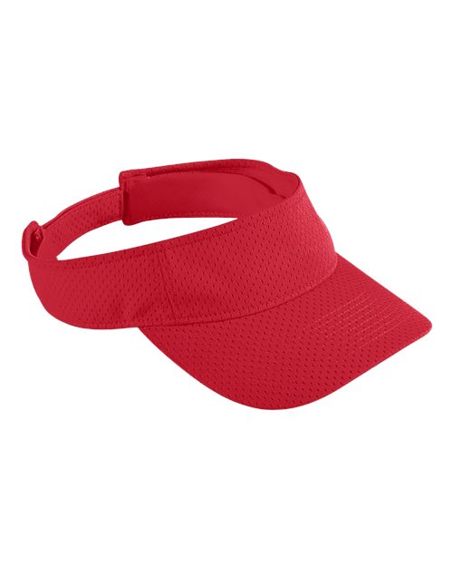 Augusta Sportswear Athletic Mesh Visor - Red