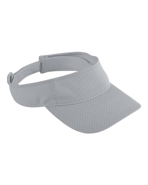 Augusta Sportswear Youth Athletic Mesh Visor - Silver Grey
