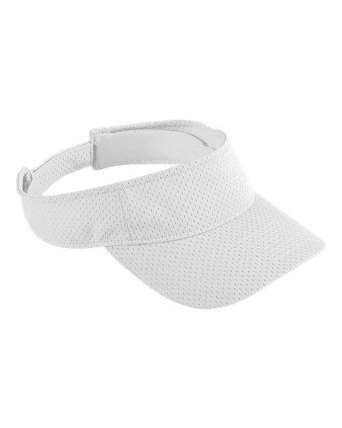 Augusta Sportswear Youth Athletic Mesh Visor - White