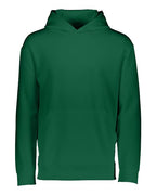 Augusta Sportswear Youth Wicking Fleece Hooded Sweatshirt - Dark Green