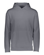Augusta Sportswear Youth Wicking Fleece Hooded Sweatshirt - Graphite