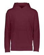 Augusta Sportswear Youth Wicking Fleece Hooded Sweatshirt - Maroon