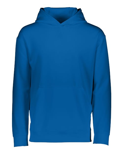 Augusta Sportswear Youth Wicking Fleece Hooded Sweatshirt - Royal