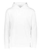 Augusta Sportswear Youth Wicking Fleece Hooded Sweatshirt - White