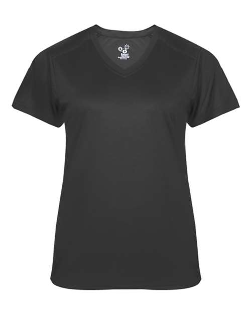 Badger Women's  Ultimate SoftLock™ V-Neck T-Shirt - Graphite