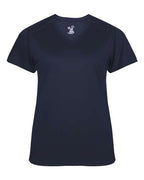 Badger Women's  Ultimate SoftLock™ V-Neck T-Shirt - Navy