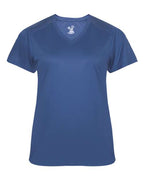 Badger Women's  Ultimate SoftLock™ V-Neck T-Shirt - Royal