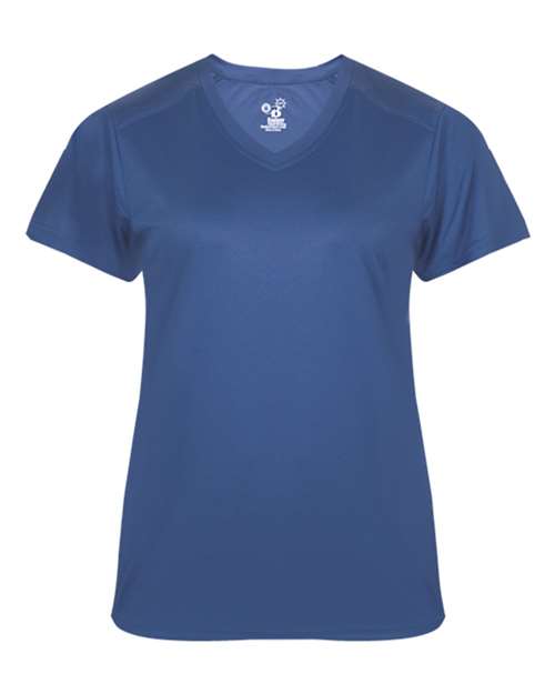 Badger Women's  Ultimate SoftLock™ V-Neck T-Shirt - Royal