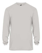 Badger Men's Ultimate SoftLock™ Long Sleeve T-Shirt (Part 1 of 2) - Silver