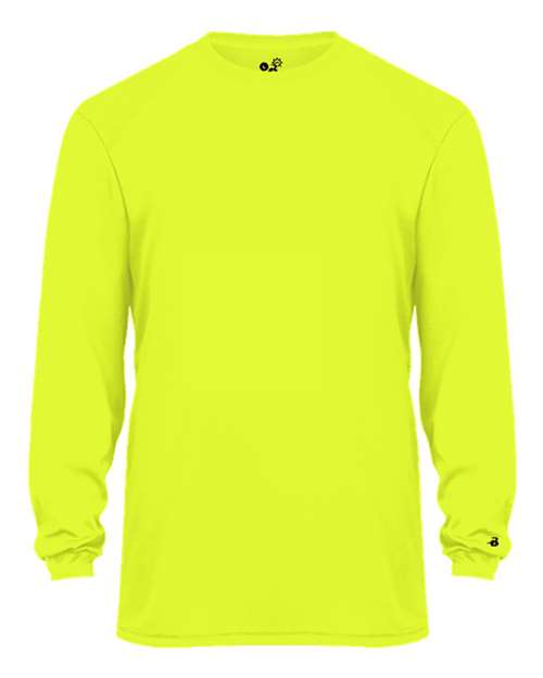 Badger Men's Ultimate SoftLock™ Long Sleeve T-Shirt (Part 1 of 2) - Safety Yellow