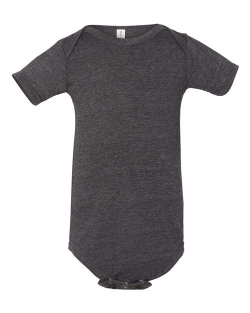 BELLA + CANVAS Infant Jersey One Piece - Dark Grey Heather