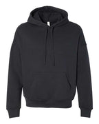 BELLA + CANVAS Unisex Sponge Fleece Drop Shoulder Hoodie Sweatshirt - Black