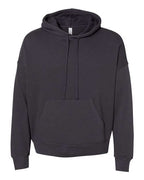 BELLA + CANVAS Unisex Sponge Fleece Drop Shoulder Hoodie Sweatshirt - Dark Grey