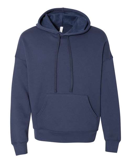 BELLA + CANVAS Unisex Sponge Fleece Drop Shoulder Hoodie Sweatshirt - Navy