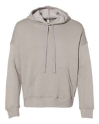 BELLA + CANVAS Unisex Sponge Fleece Drop Shoulder Hoodie Sweatshirt - Heather Stone