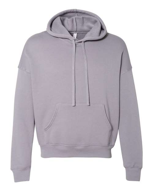 BELLA + CANVAS Unisex Sponge Fleece Drop Shoulder Hoodie Sweatshirt - Storm