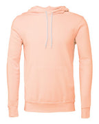 BELLA + CANVAS Unisex Sponge Fleece Hoodie Sweatshirt (Part 3 of 4) - Peach