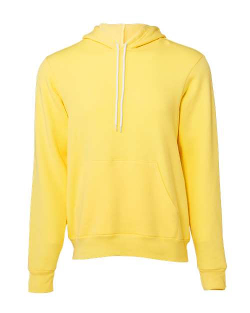 BELLA + CANVAS Unisex Sponge Fleece Hoodie Sweatshirt (Part 4 of 4) - Yellow
