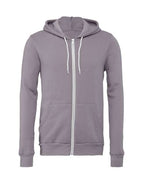 BELLA + CANVAS Unisex Sponge Fleece Full-Zip Hoodie Sweatshirt (Part 2 of 3) - Storm