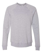 BELLA + CANVAS Unisex Sponge Fleece Raglan Crewneck Sweatshirt (Part 1 of 3) - Athletic Heather